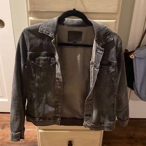 Lucky brand, black wash denim jacket